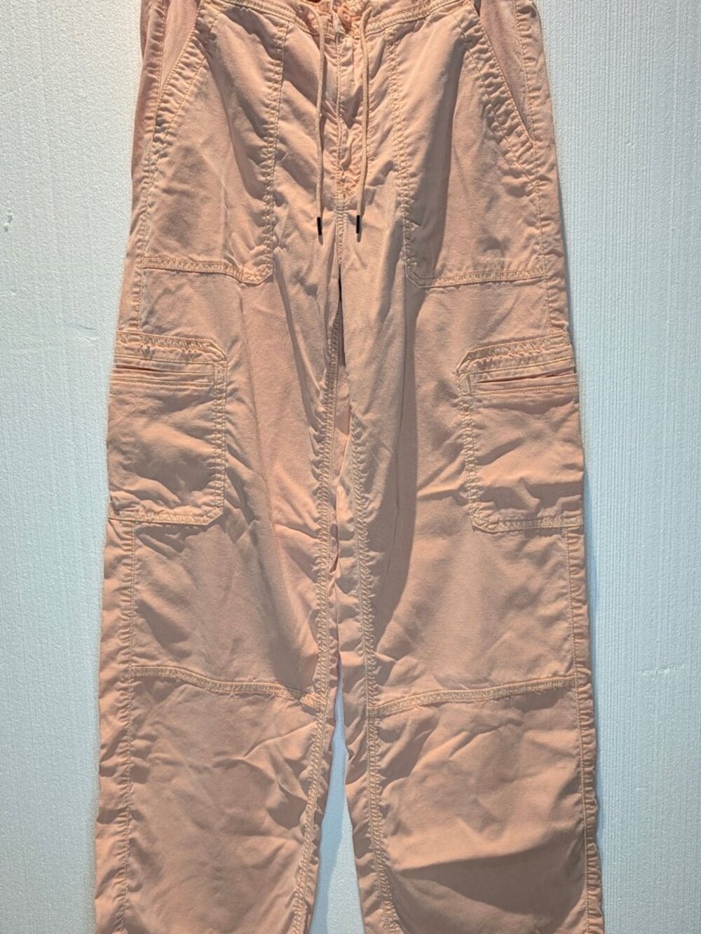 American Eagle Dreamy Drape Cargo Pants Peach Size 4